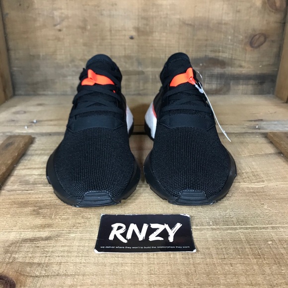 NEW Adidas P.O.D. S3.1 Black Solar Red - Picture 2 of 9
